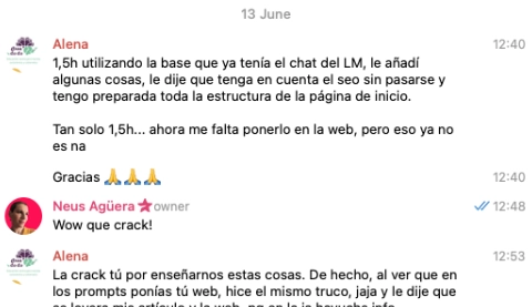 reviewAlena Review Alena, sobre el curso de chatGPT en 10 días que tienen disponible en Perras Digitales
