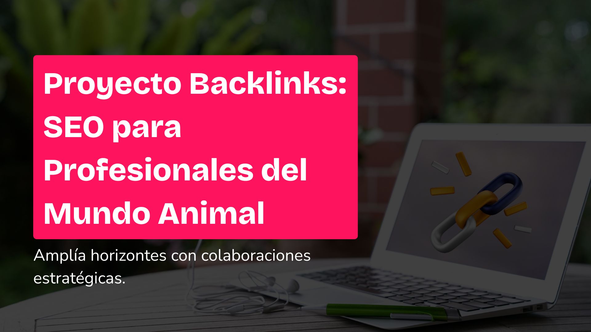 Proyecto Backlinks: SEO para Profesionales del Mundo Animal